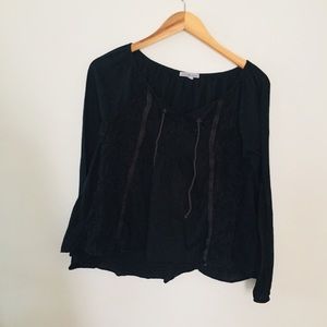 Charlotte Russe Medium black lace tunic